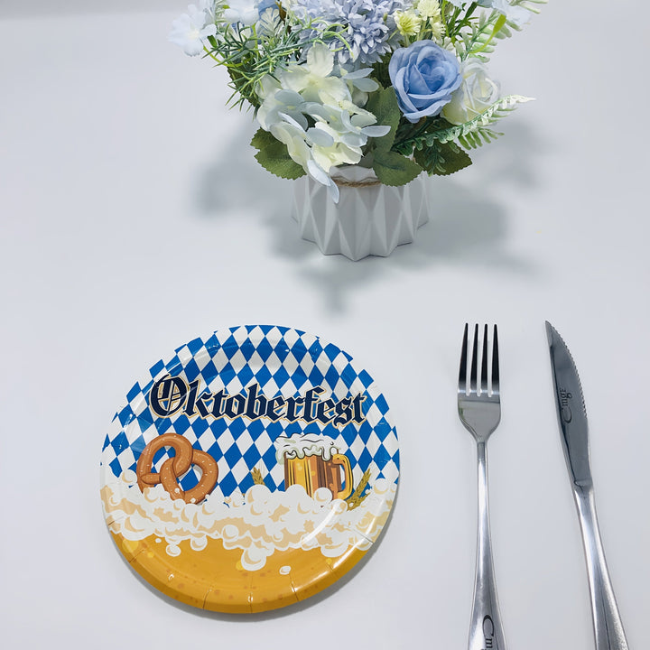 Paper Plate Set (various sizes) – WiesnPlate Oktoberfest 2025