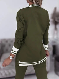 Casual Streetwear Striped Set - Sophie