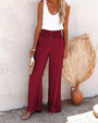 Leinen Damenhose mit Hoher Taille – Sylvie