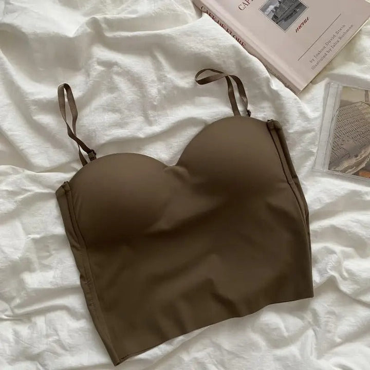 Set von 4 Leichten Tanktops mit Eingebautem Bandeau BH - Tiana
