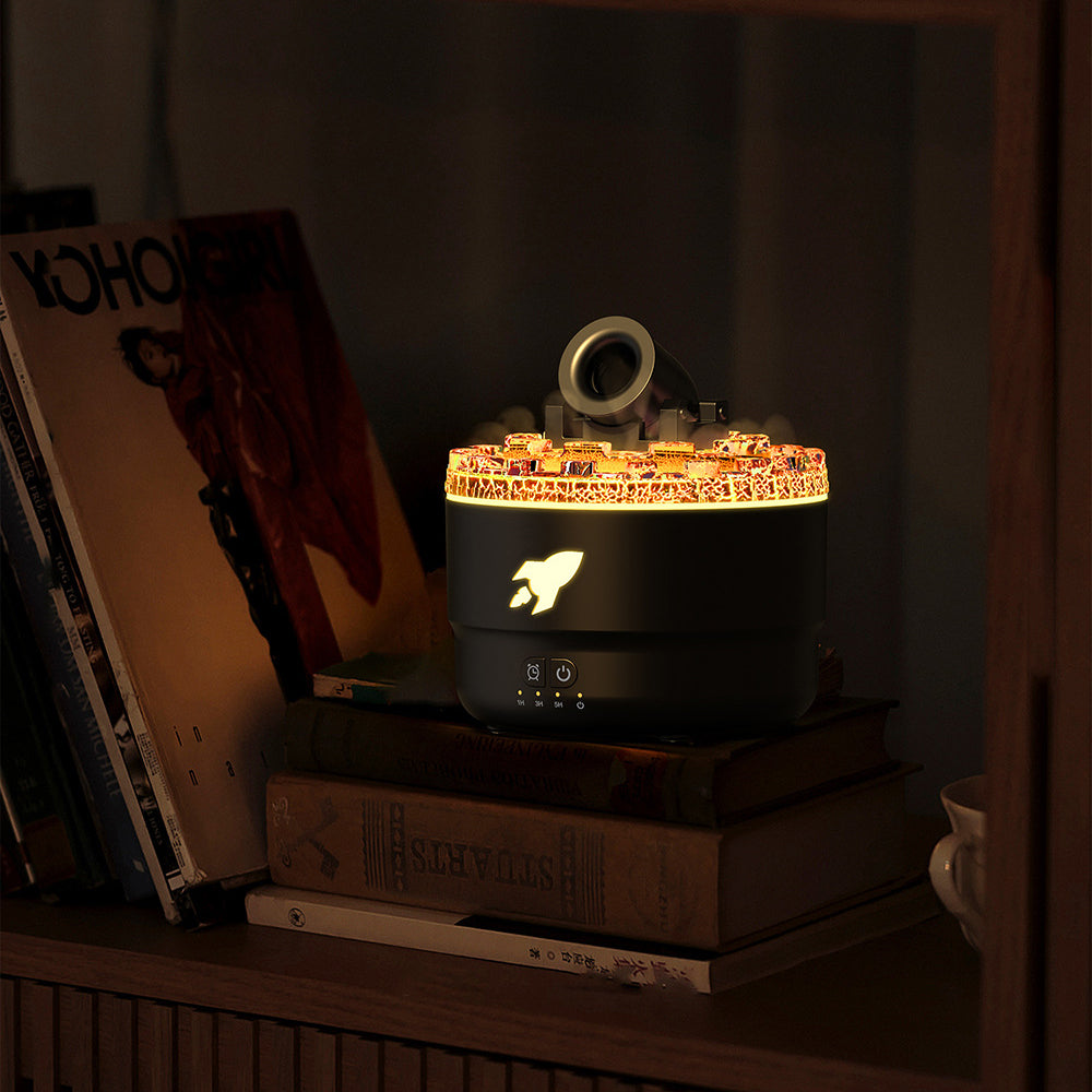 Difusor de aroma y humidificador con luz nocturna - LavaGlow