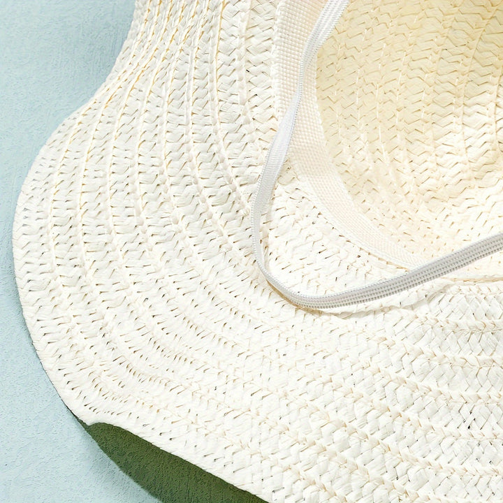 Women's Summer Straw Hat with Flower and Fruit Details – Solène