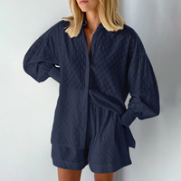 Conjunto de verano de 2 piezas con blusa y pantalones cortos – Isla