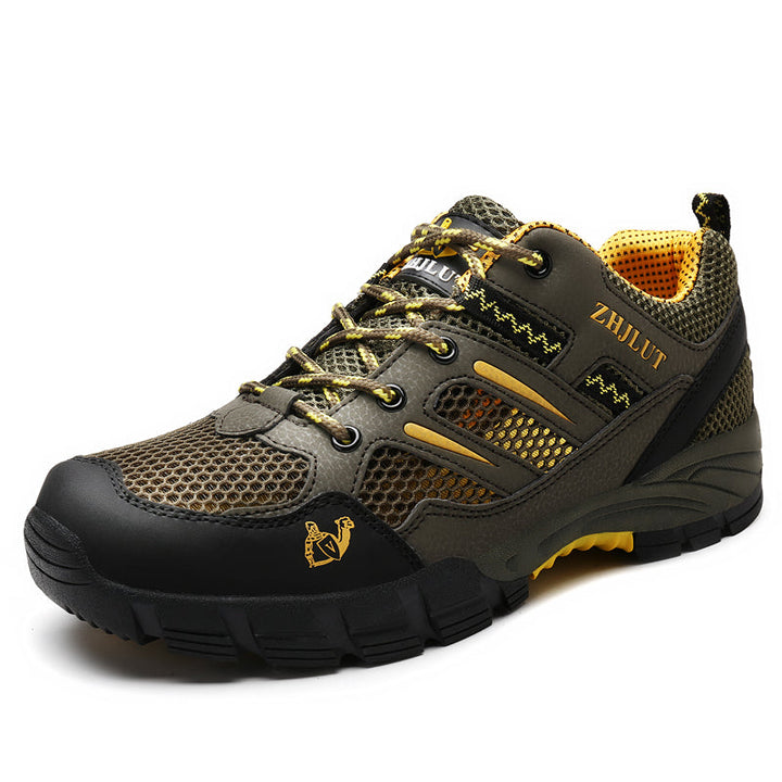Zapatos de senderismo para hombre impermeables con amortiguación y suela perfilada – Elric