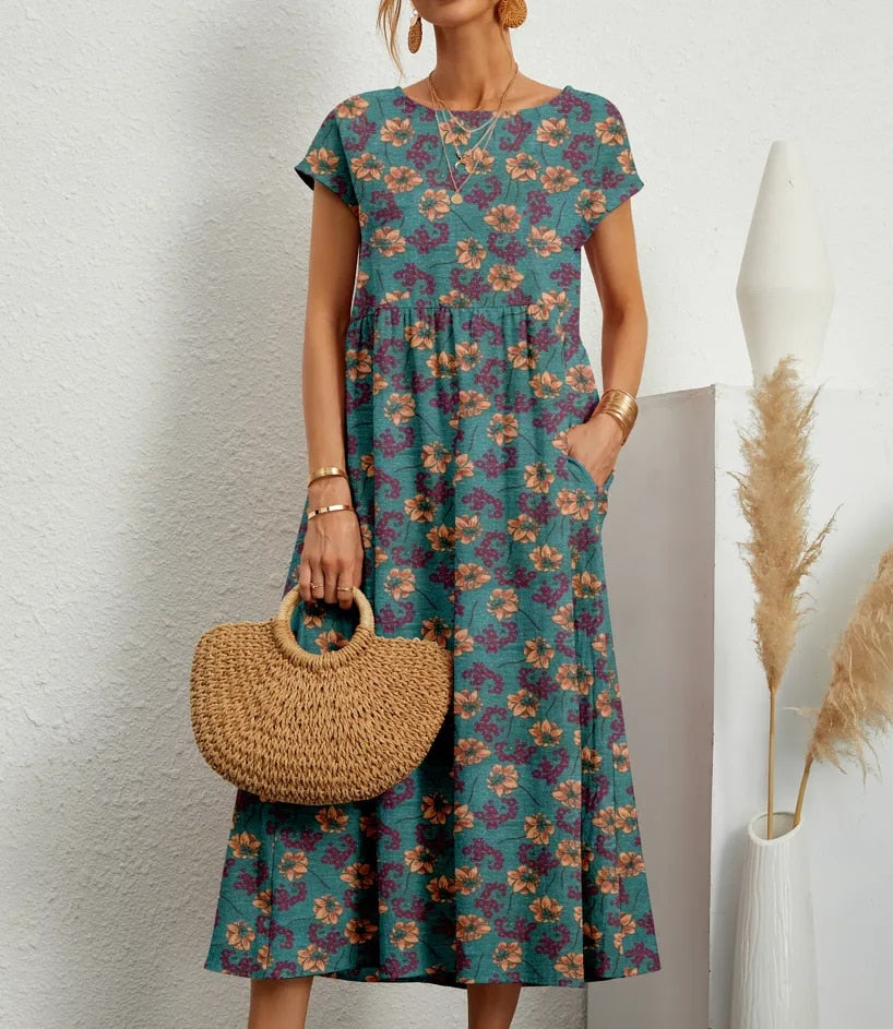 Airy Cotton Dress – Isadora