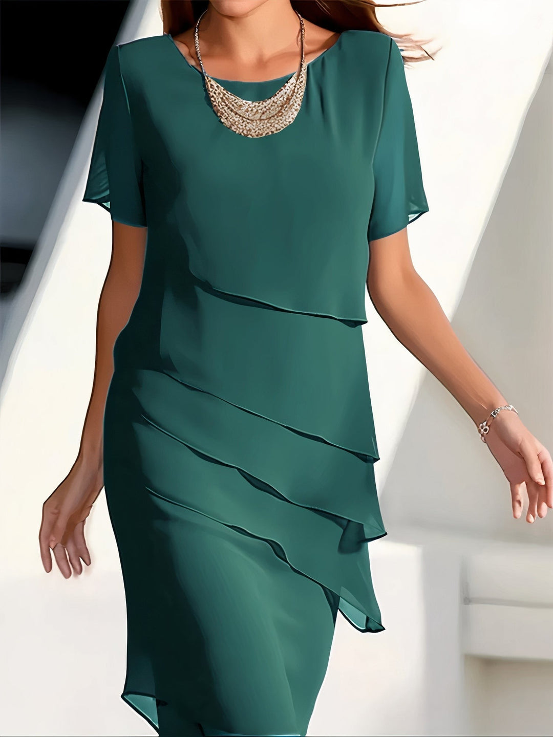 Summer chiffon dress – Mirella
