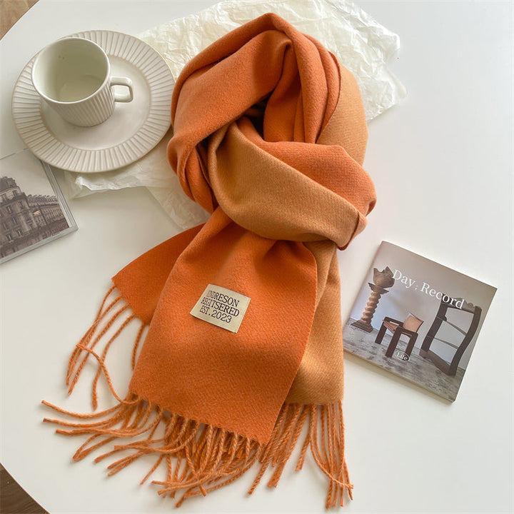 Double-sided Pashmina Scarf - Elena