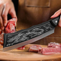 Cuchillo de dragón forjado a mano - Ryujin