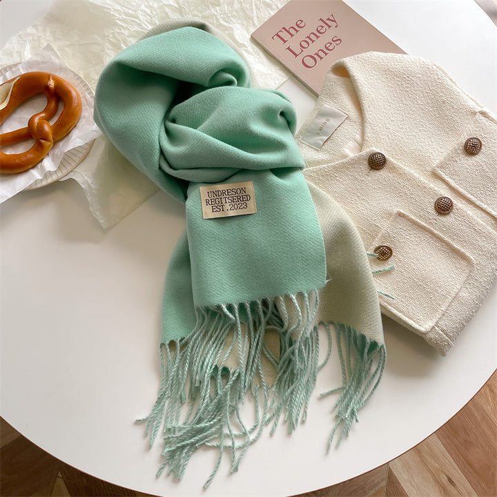 Double-sided Pashmina Scarf - Elena