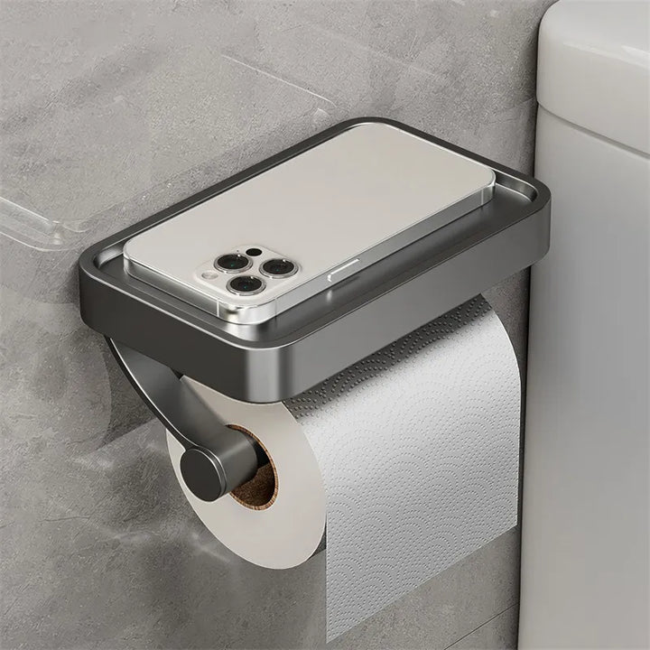 Portarrollos de papel higiénico con repisa – Stalux