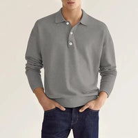 Men's long-sleeve polo shirt – Bastien
