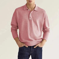 Men's long-sleeve polo shirt – Bastien