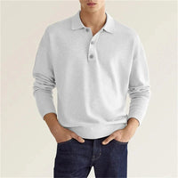 Men's long-sleeve polo shirt – Bastien
