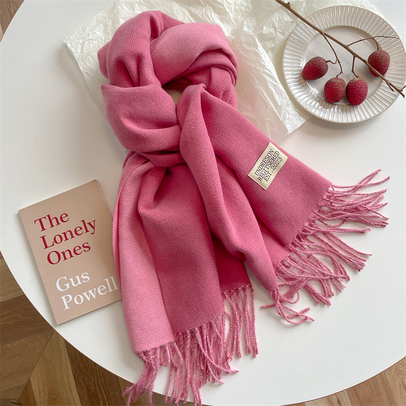 Double-sided Pashmina Scarf - Elena