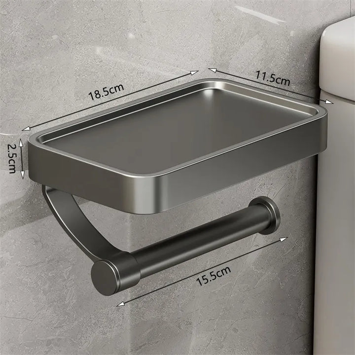 Portarrollos de papel higiénico con repisa – Stalux