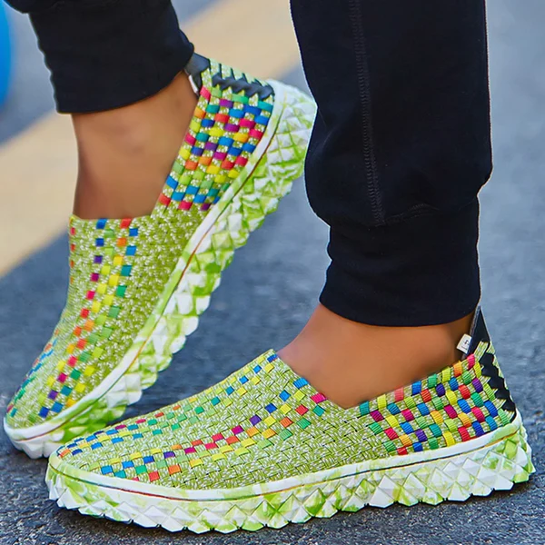 Recycled Women's Comfort Sneakers with Memory Foam – Eliana