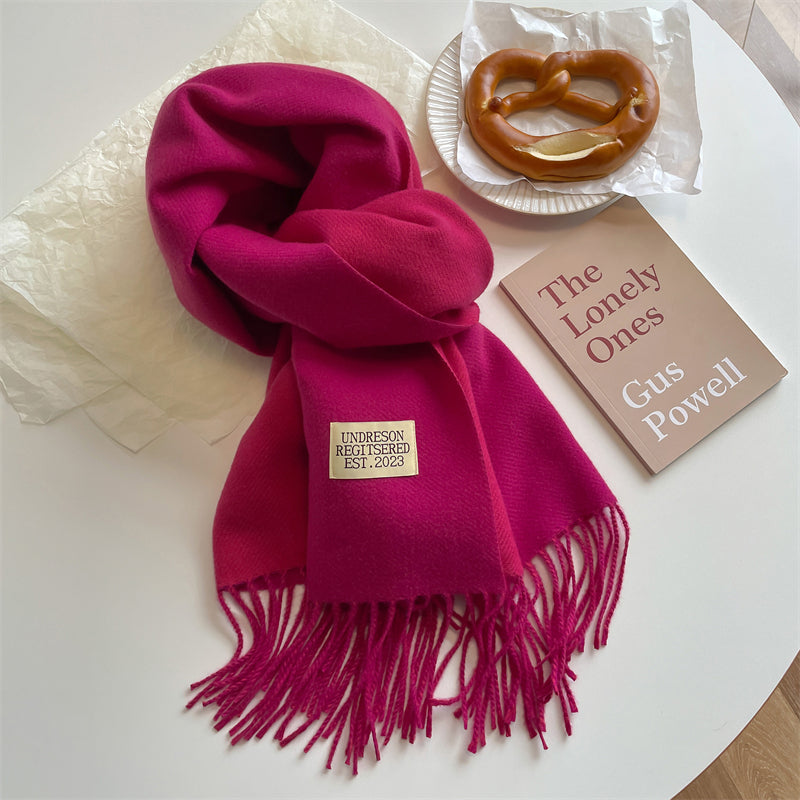 Double-sided Pashmina Scarf - Elena