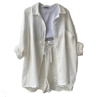 Atmungsaktives Baumwoll-Co-Ord Set Damen – Maris