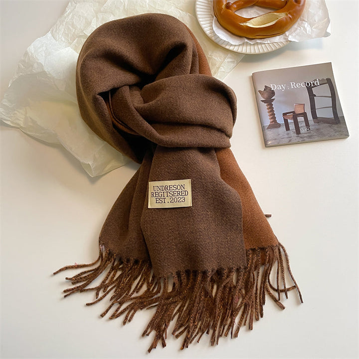 Double-sided Pashmina Scarf - Elena