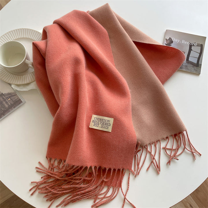 Double-sided Pashmina Scarf - Elena