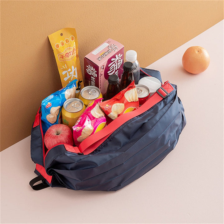 Foldable shopping bag with large capacity – 1+1 FREE