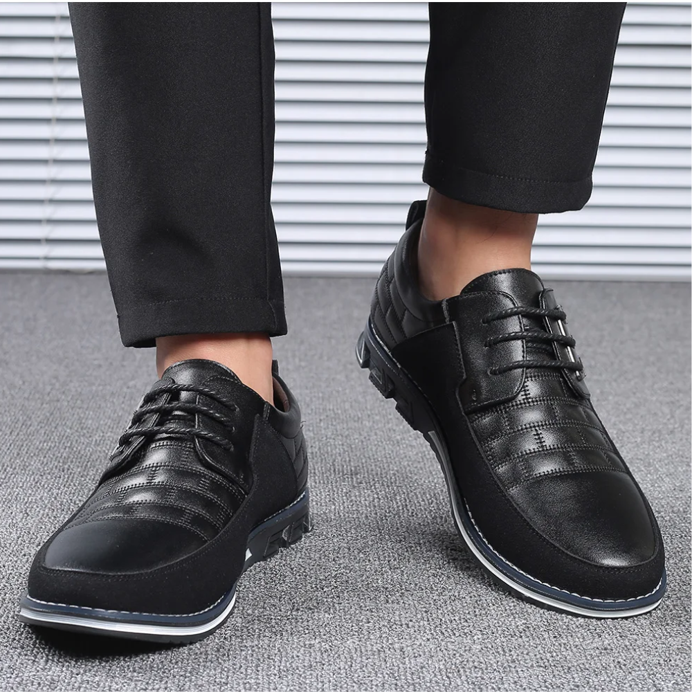 Orthopedic Leather Shoes for Men – GentleStep