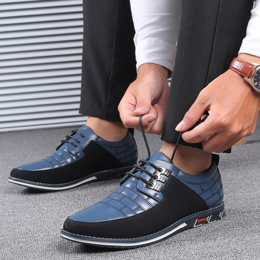 Orthopedic Leather Shoes for Men – GentleStep