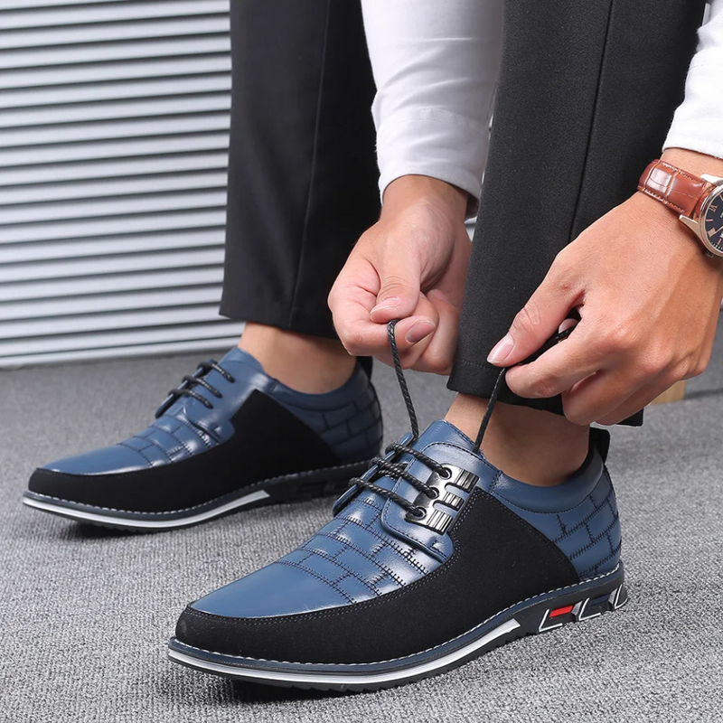 Orthopedic Leather Shoes for Men – GentleStep