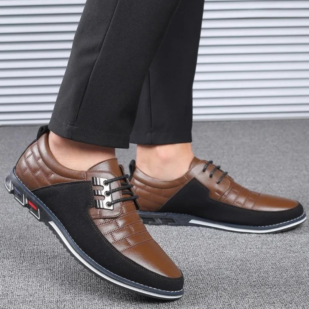 Orthopedic Leather Shoes for Men – GentleStep