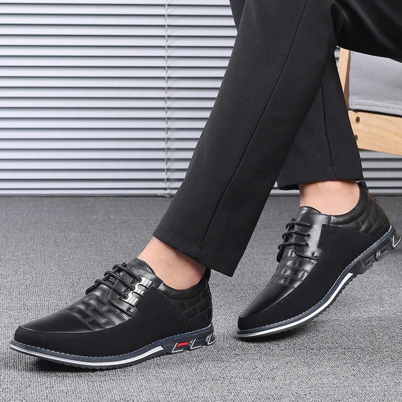Orthopedic Leather Shoes for Men – GentleStep