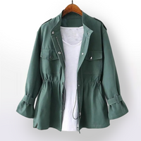 Women's Cargo Trench Coat for Autumn – Patricia