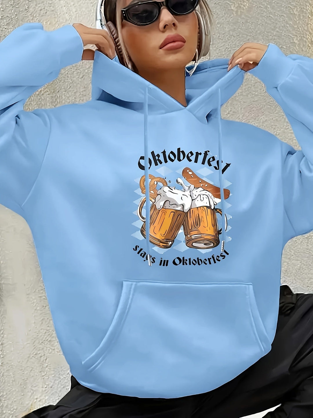 Stylish Women's Hoodie – Clara Oktoberfest 2025