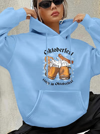 Stylish Women's Hoodie – Clara Oktoberfest 2025