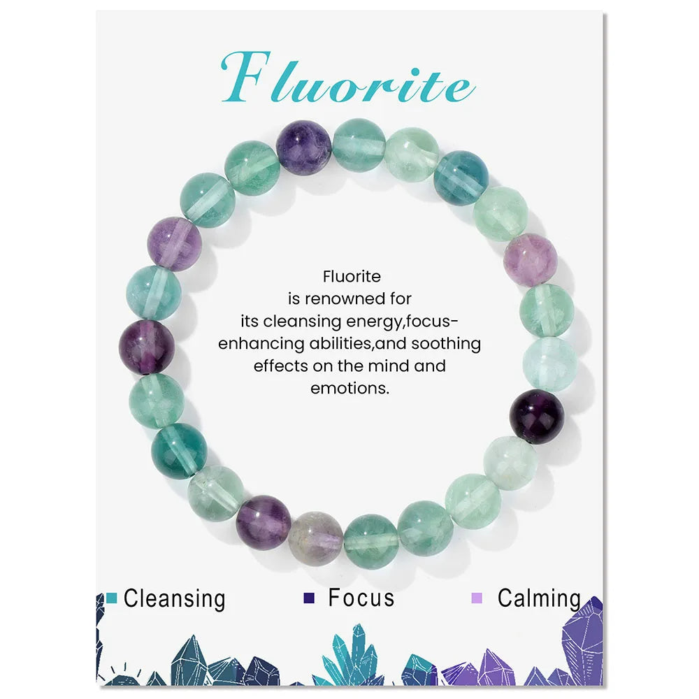 Natural Crystal Healing Energy Bracelet – Aria