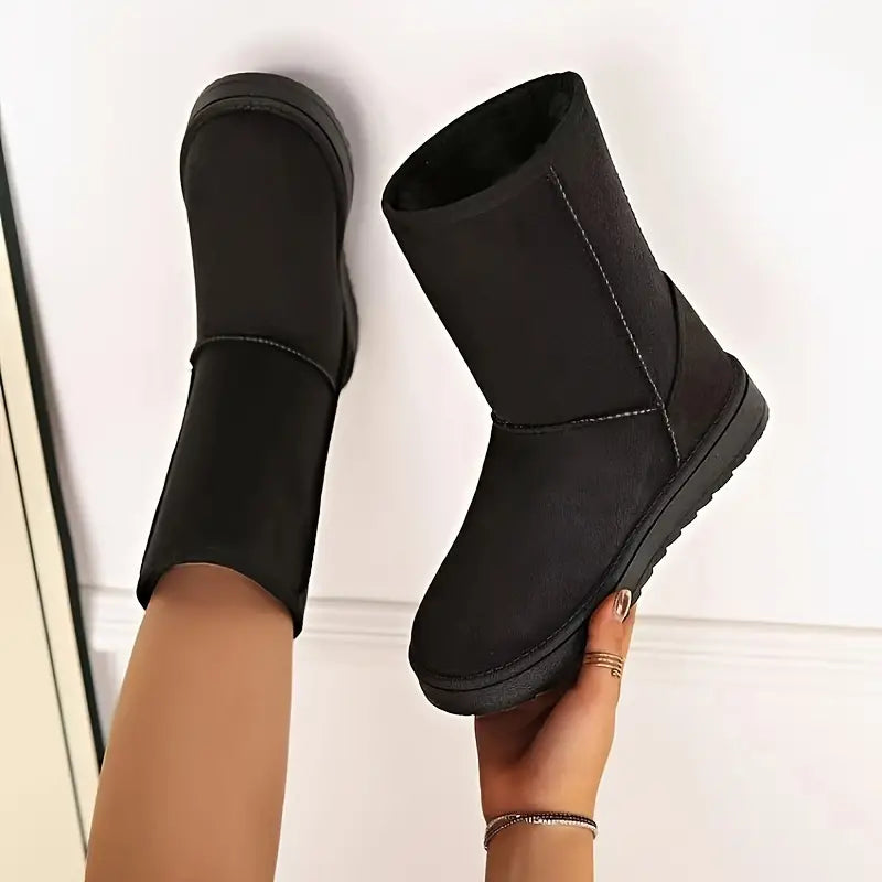 Varme slip-on støvler med fleecefor – Aria