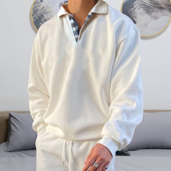 Casual herre polosweater - Oliver