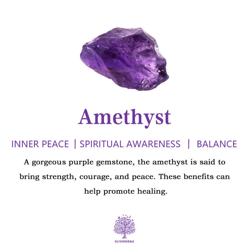 Anti-Anxiety Amethyst, Lepidolite, and Lapis Lazuli Bracelet - Aurora