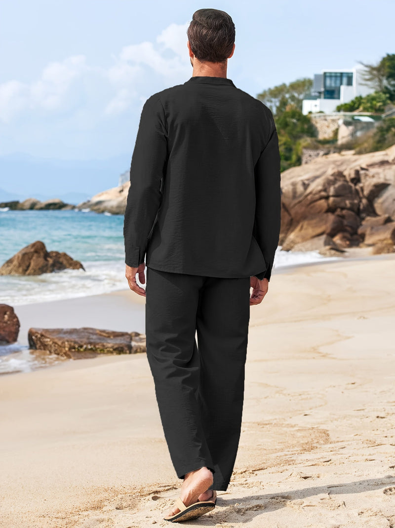 Two-piece Linen Set for Men – Milo