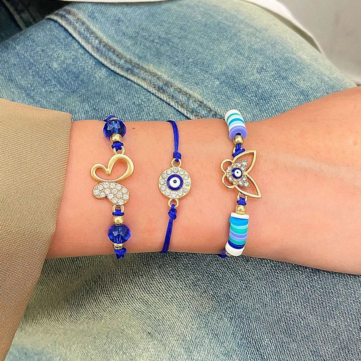 Böser Blick partnerarmbånd – Elif