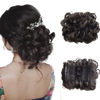 Curly Bun Hair Extension – FluffyFix