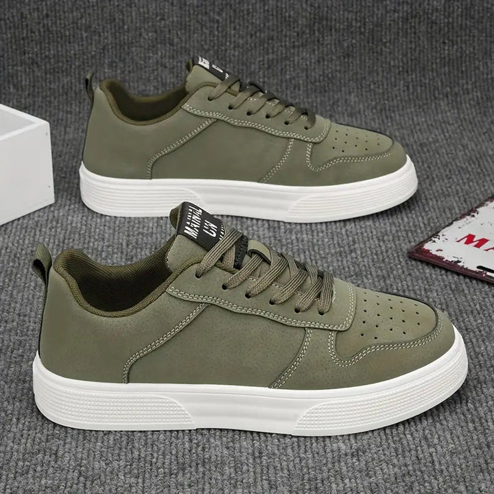 Zapatos de senderismo para hombre de ante con plantilla cómoda y estilo – Marco