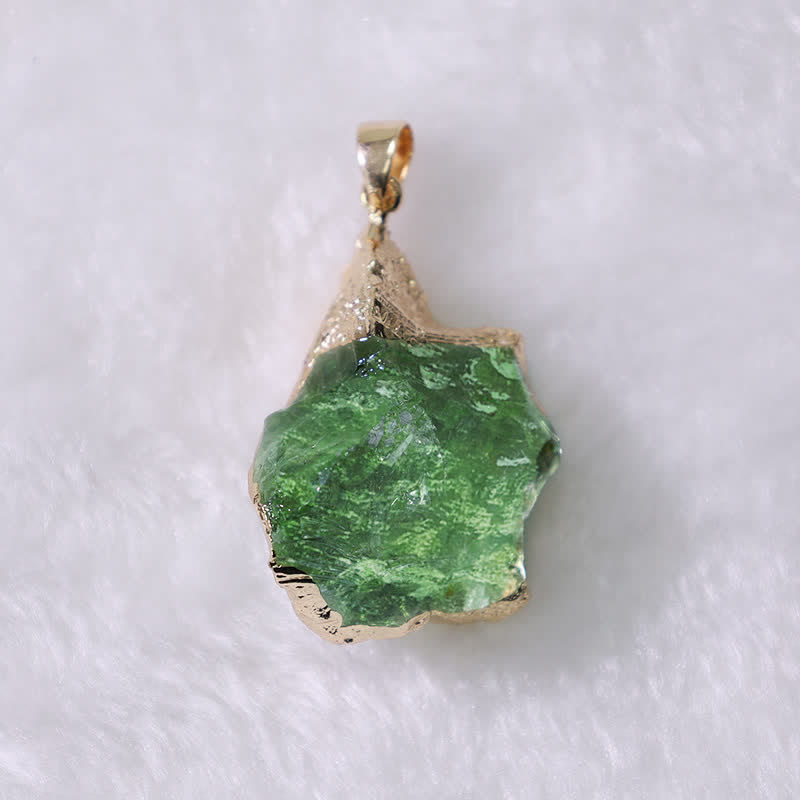 Fine Natural Moldavite Necklace – Lyra