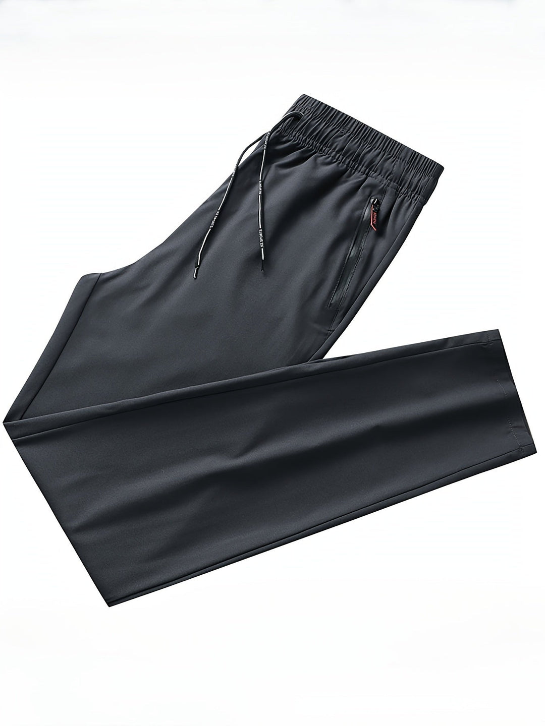 Solid-colored jogging pants with zipper details - Milan