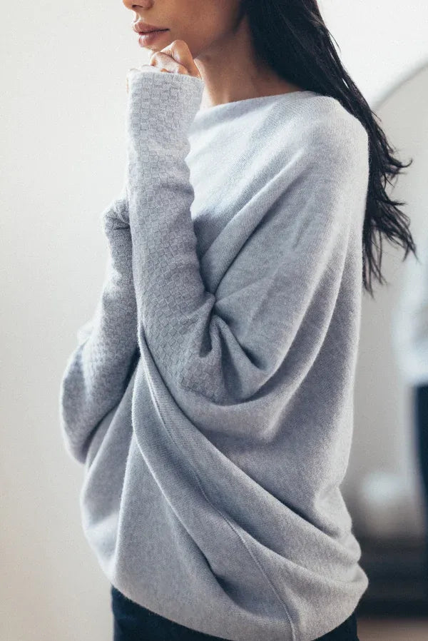 Asymmetrical Oversized Women's Sweater – Sophia