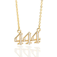 Zirconia Angel Numbers Necklace – Seraphina
