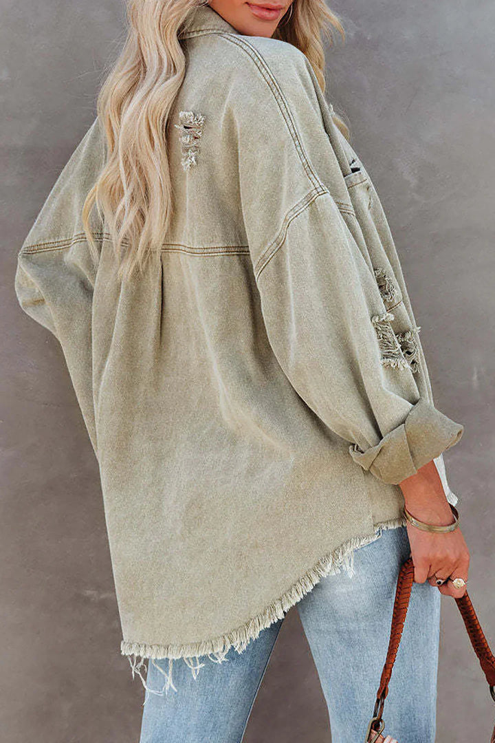 Denim jacket with character – Leona