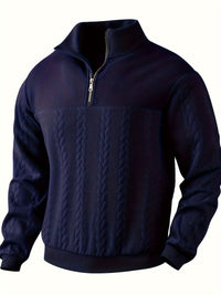 Vintage men's sweater with zipper – Victor