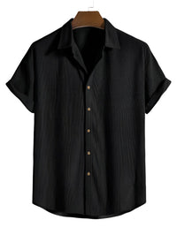 Trendy Men's Summer Set with Stripe Look - Beach Style