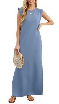 Vestido maxi aireado con bolsillos para mujer – Romy