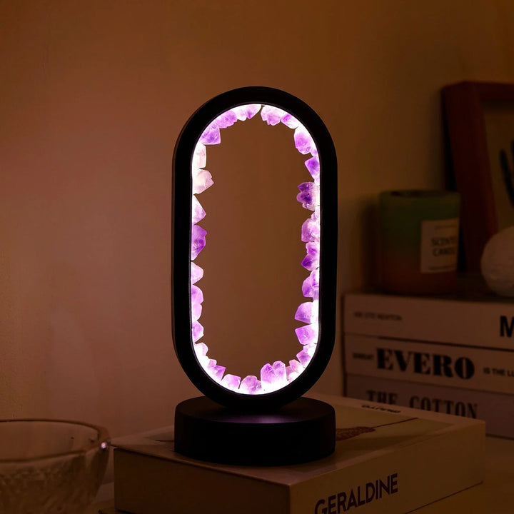Håndlavet ametystlampe - Serenith